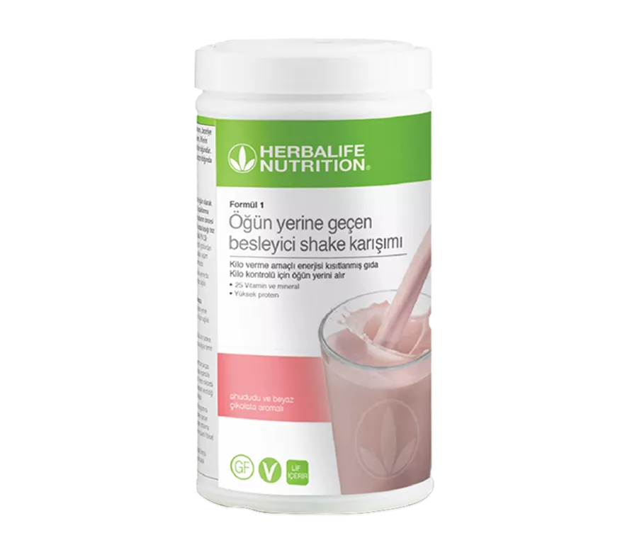 Formul 1 Ahududu ve Beyaz Çikolata Aromalı Shake